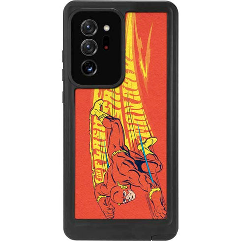 DC Comics The Flash Classic Art Running Pose Galaxy Note20 Ultra 5G Waterproof Case